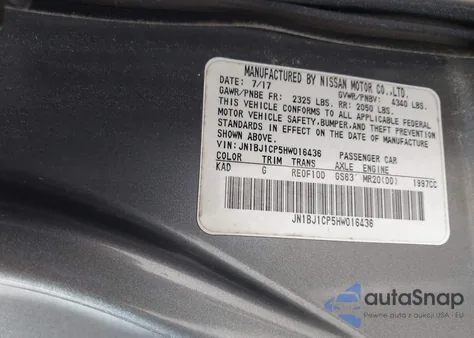 2017 Nissan Rogue Sport Sv из США, поврежденный, VIN JN1BJ1CP5HW016436